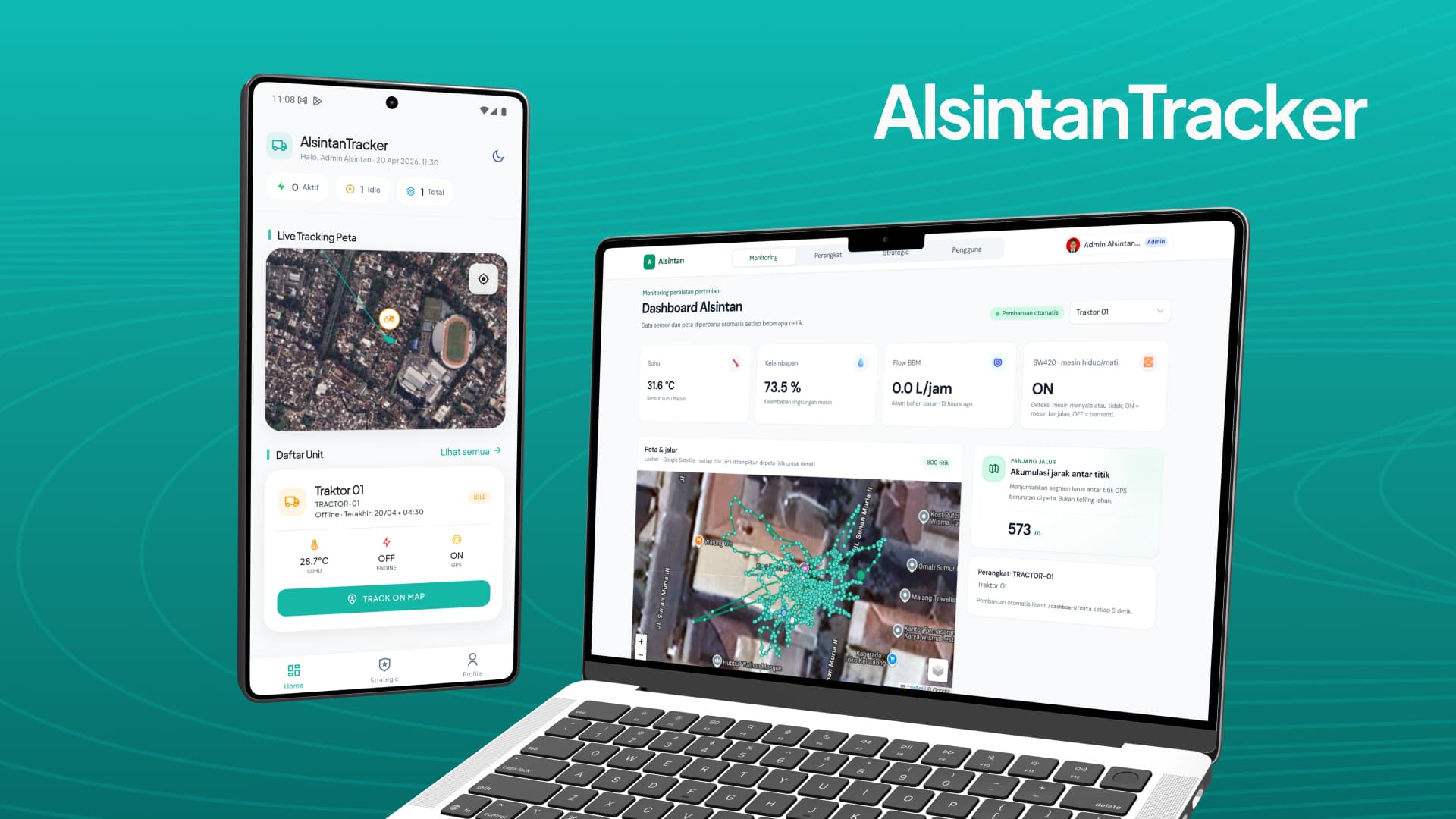 AlsintanTracker Hero Image